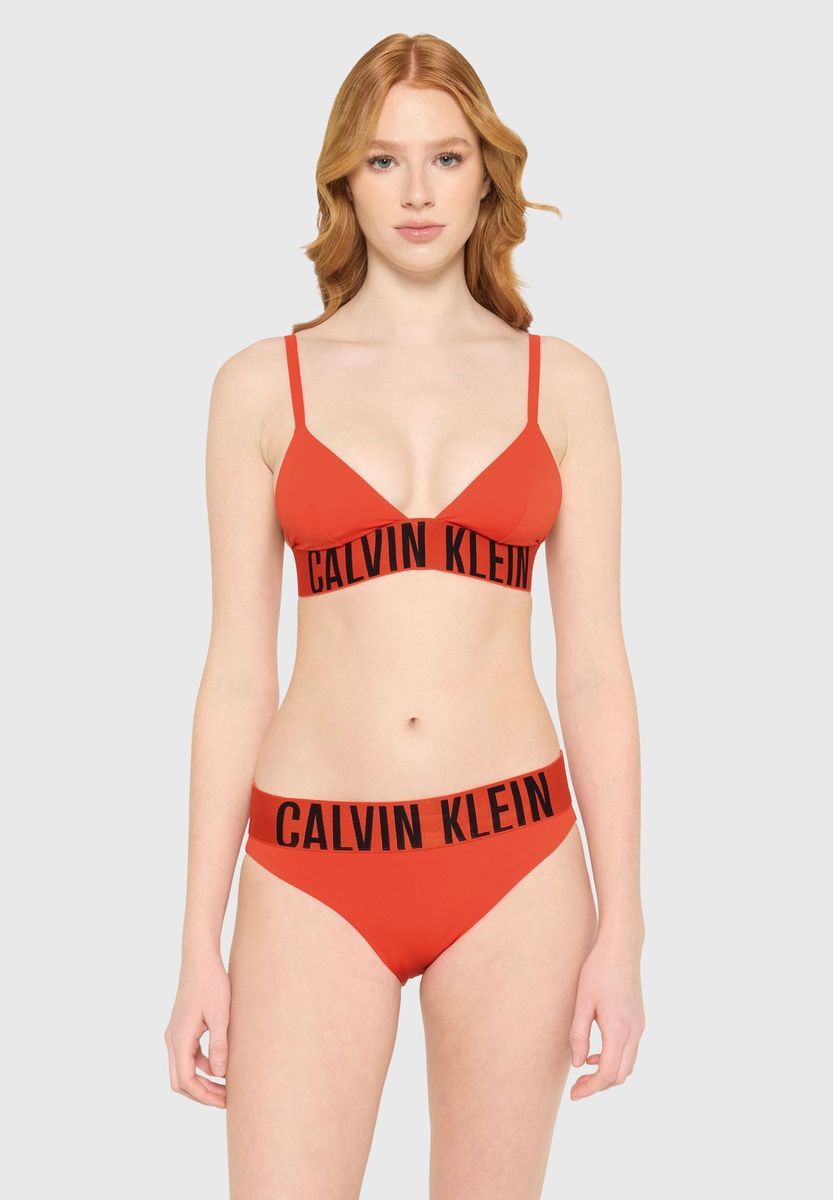 Rote Calvin Klein Bikinihose