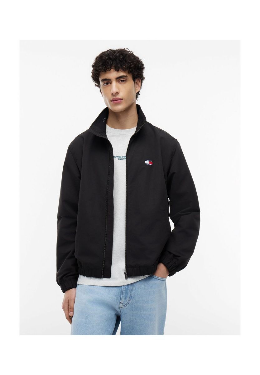 Essentielle schwarze Harrington-Jacke für Herren