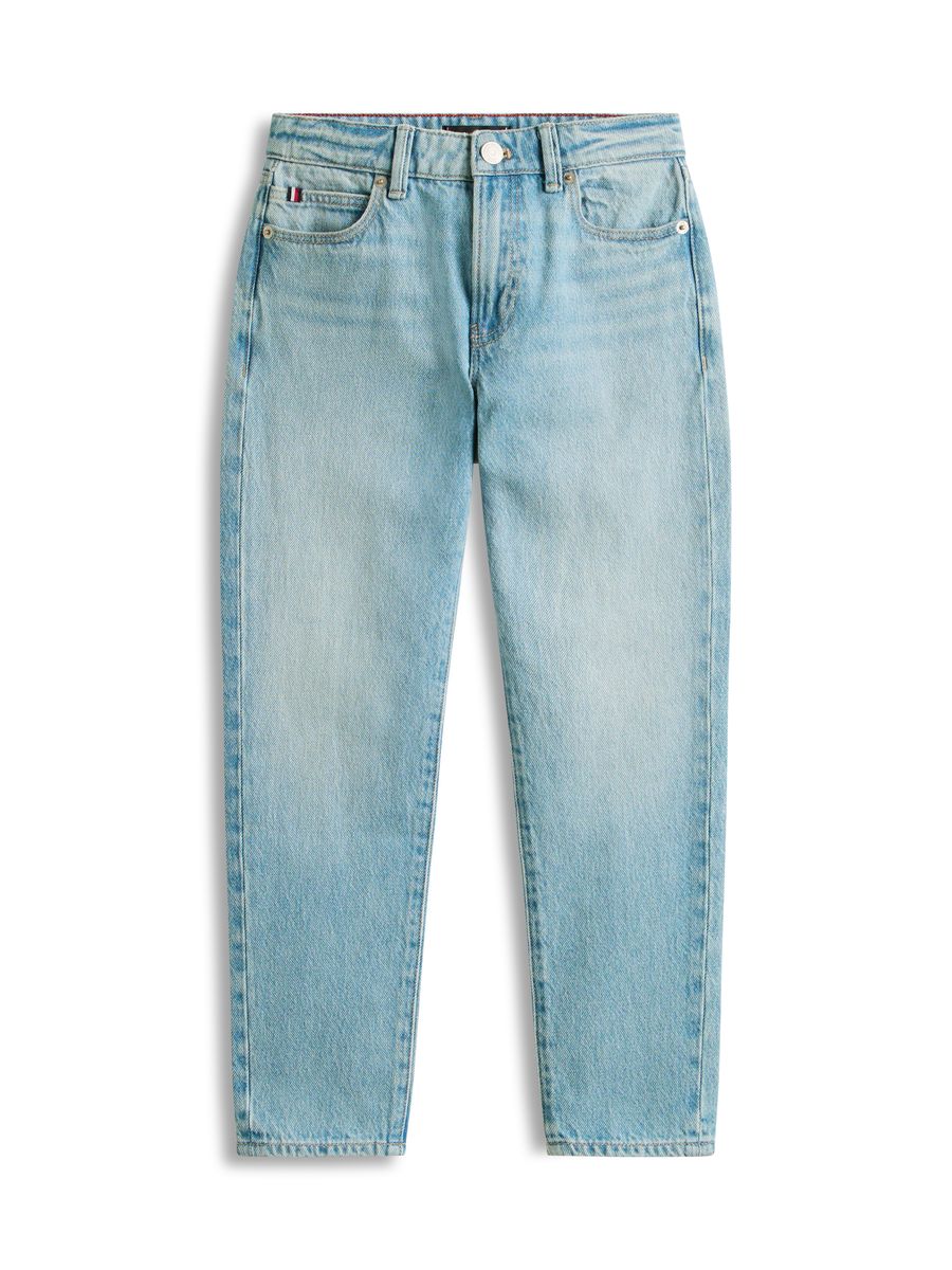 TOMMY HILFIGER Jeans, Baumwolle, für Kinder, blau, 176