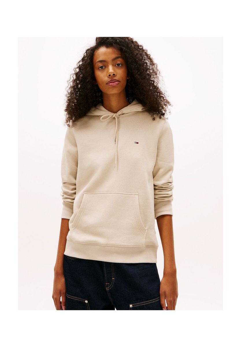 Klassischer Kapuzenpullover mit Kordelzug