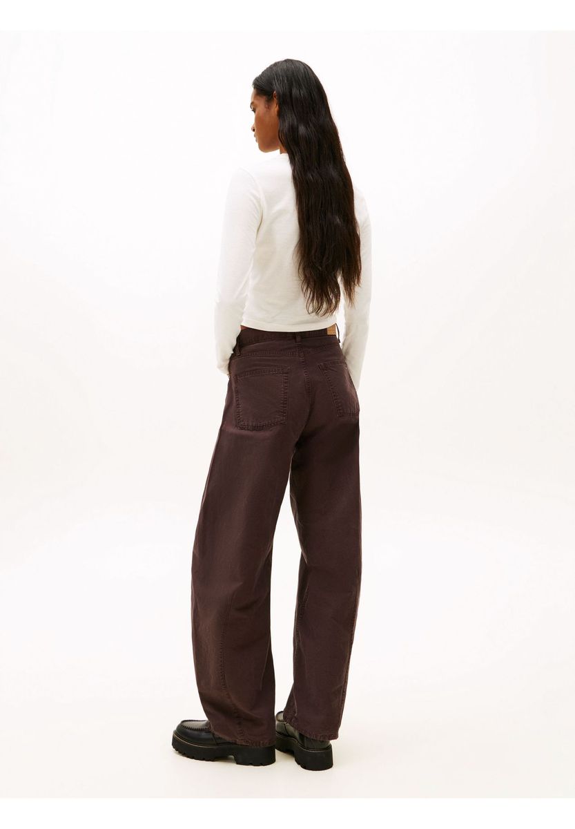 Klassisches Langarm Baumwollshirt