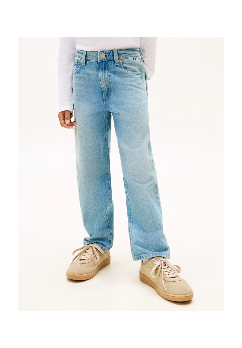 TOMMY HILFIGER Jeans, Five-Pocket, für Kinder, blau, 110