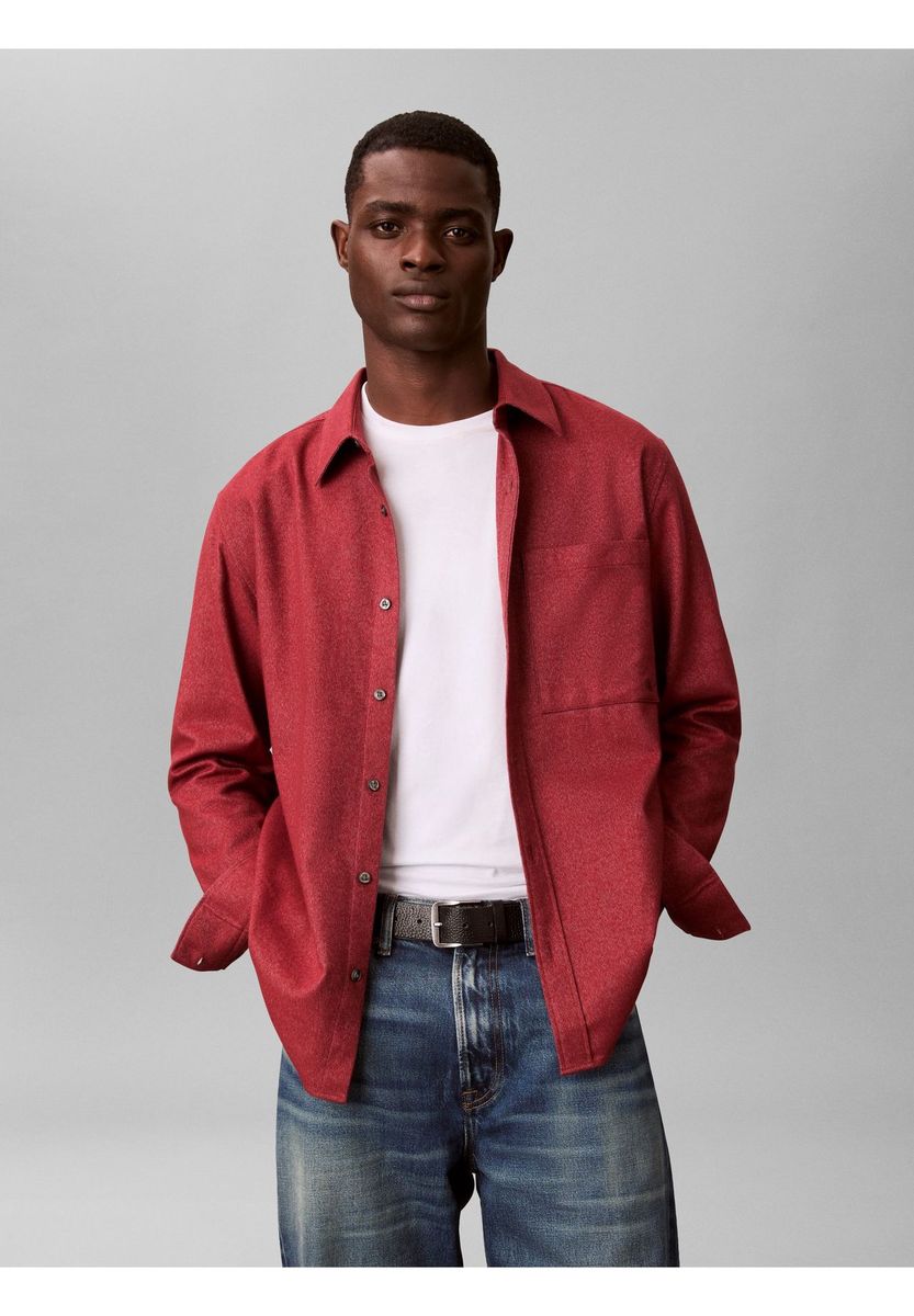 Klassisches Flanell Langarmhemd