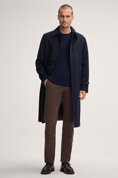 Windsor Cashmere Rundhals-Pullover Cashmono in Marineblau