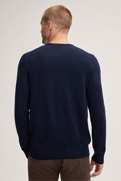 Windsor Cashmere Rundhals-Pullover Cashmono in Marineblau