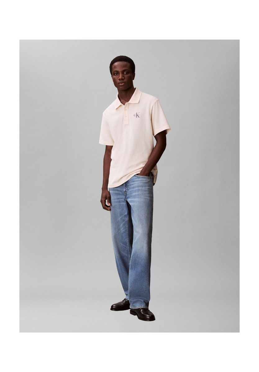 Klassisches Logo Baumwoll-Piqué Poloshirt