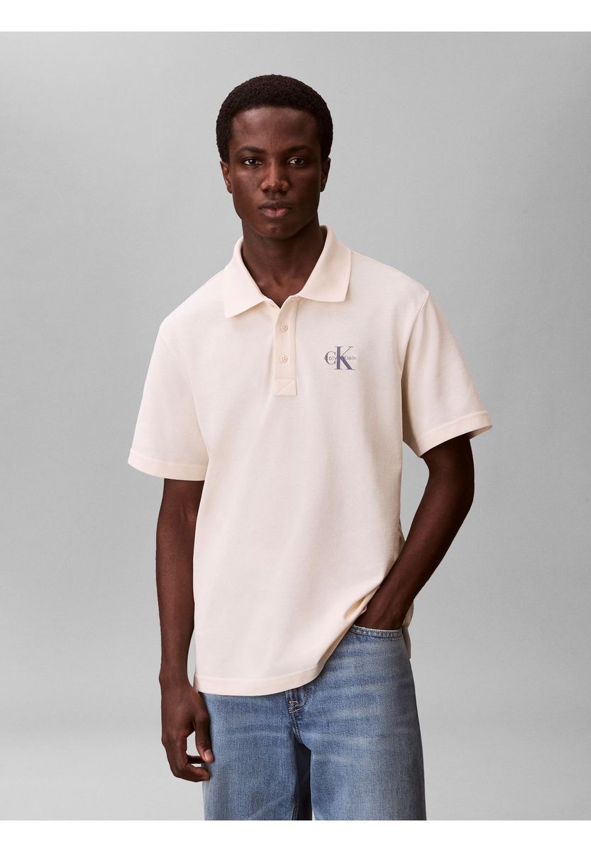 Klassisches Logo Baumwoll-Piqué Poloshirt