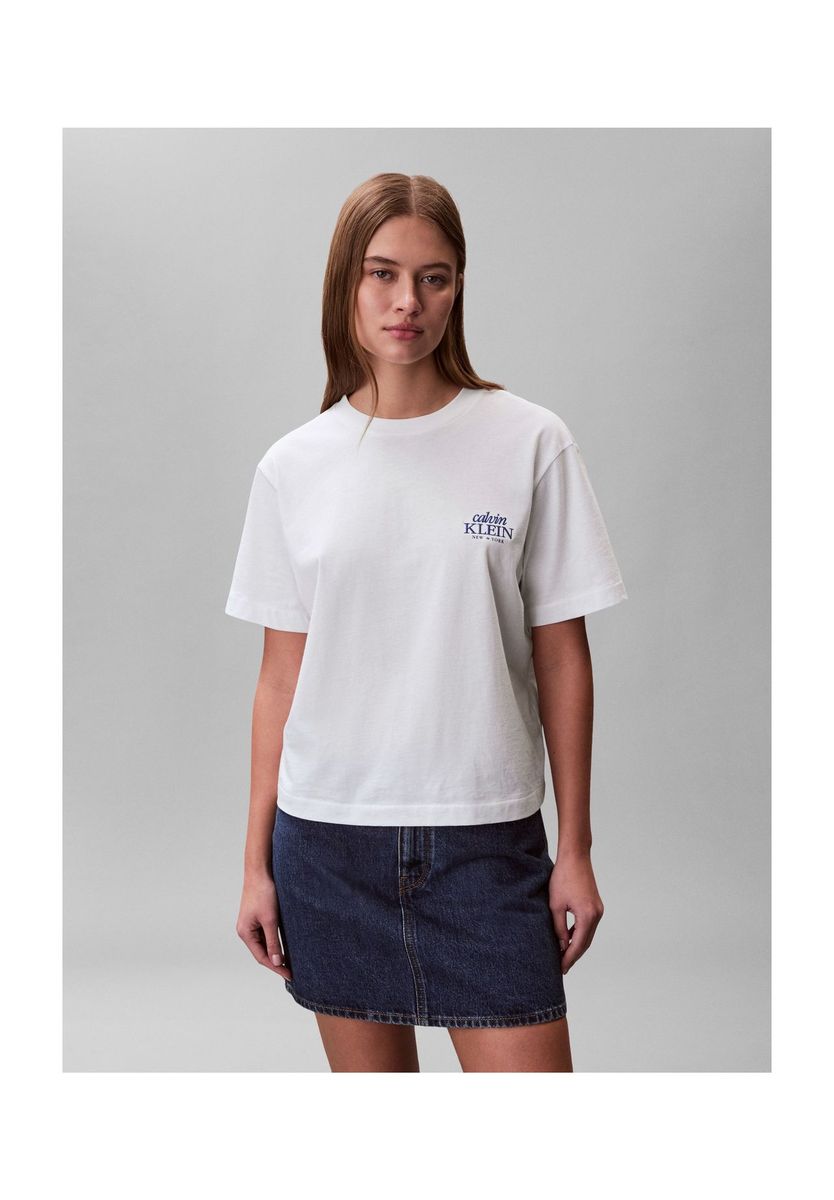 Klassisches Boxy Grafik-T-Shirt