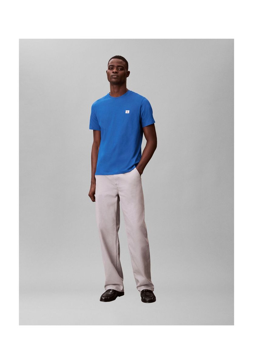 Klassisches Baumwoll-T-Shirt mit Rundhalsausschnitt