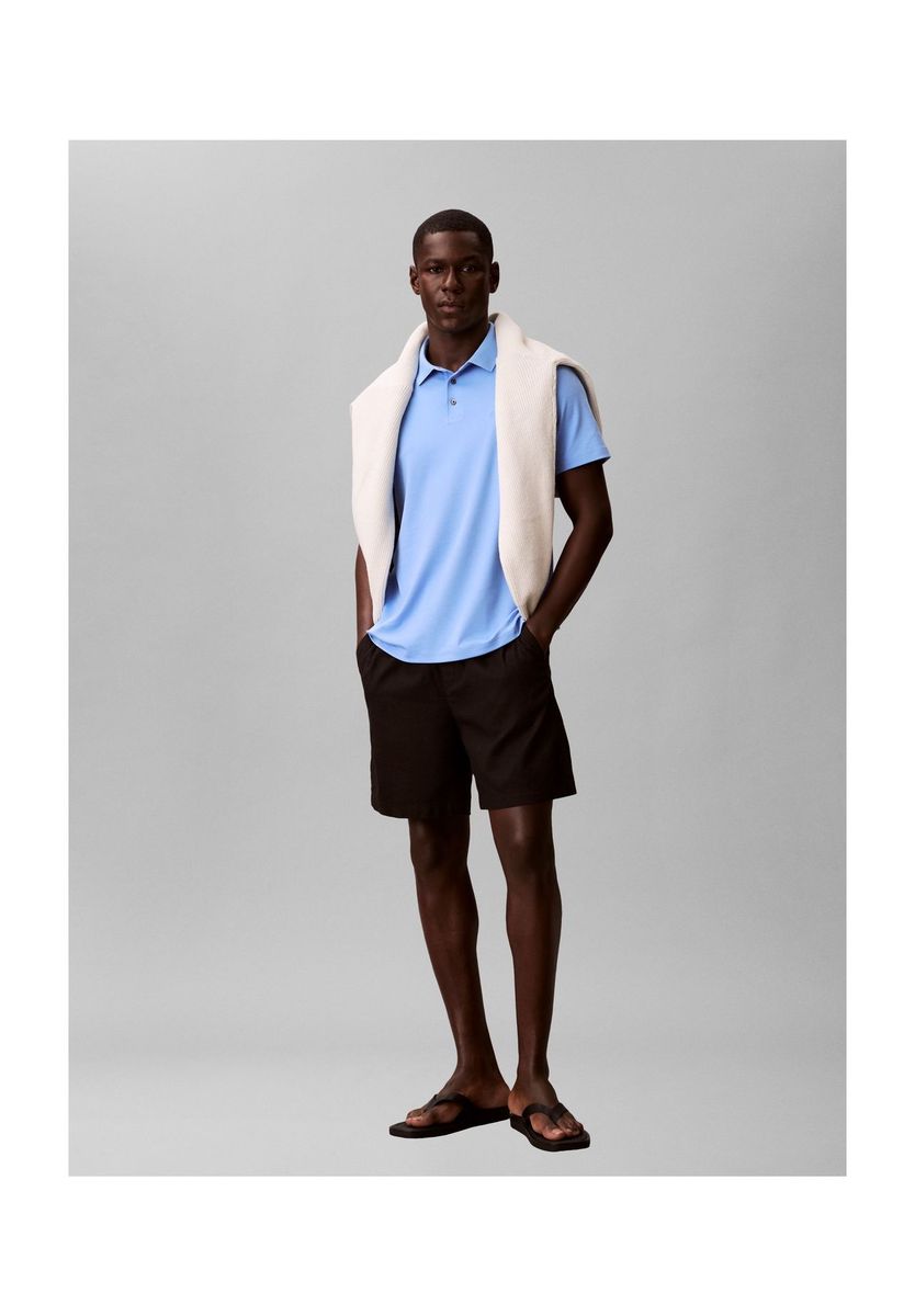 Klassisches Baumwoll-Piqué-Poloshirt