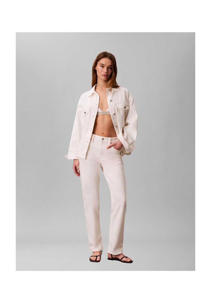 Klassische Jeansjacke aus Baumwollmischung