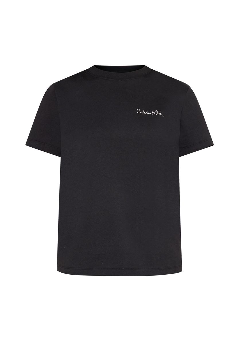 Klassisches Baumwoll-T-Shirt mit Rundhalsausschnitt