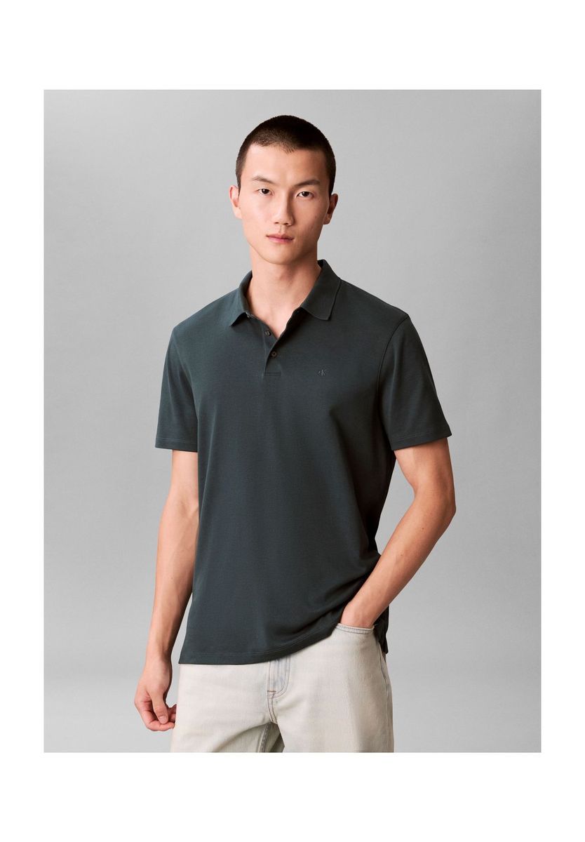 3069 Poloshirt, Baumwolle, für Herren, blau, L