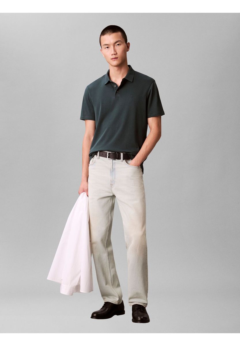 3069 Poloshirt, Baumwolle, für Herren, blau, L