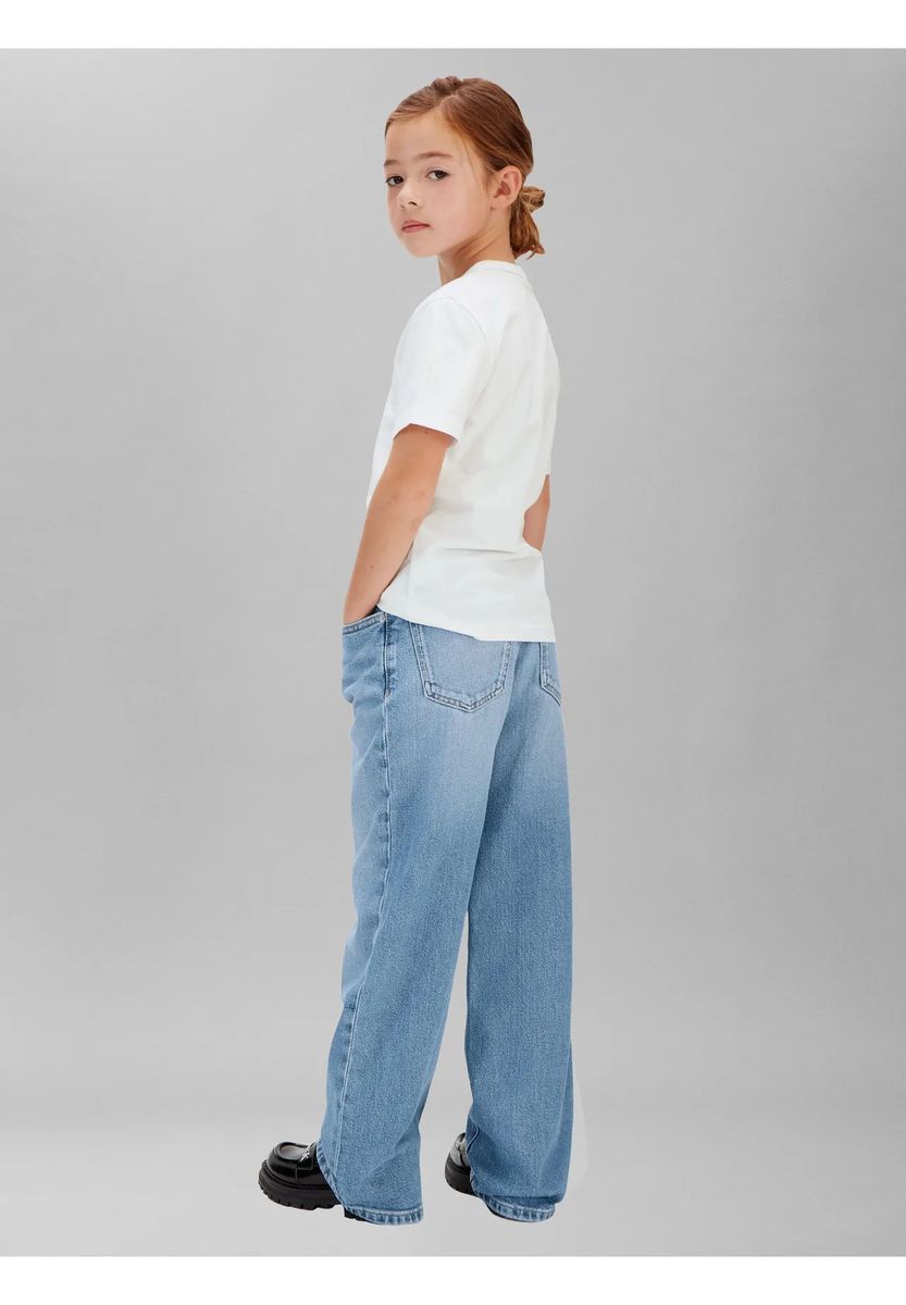 Calvin Klein Jeanshose, Used-Waschung, für Kinder, blau, 152