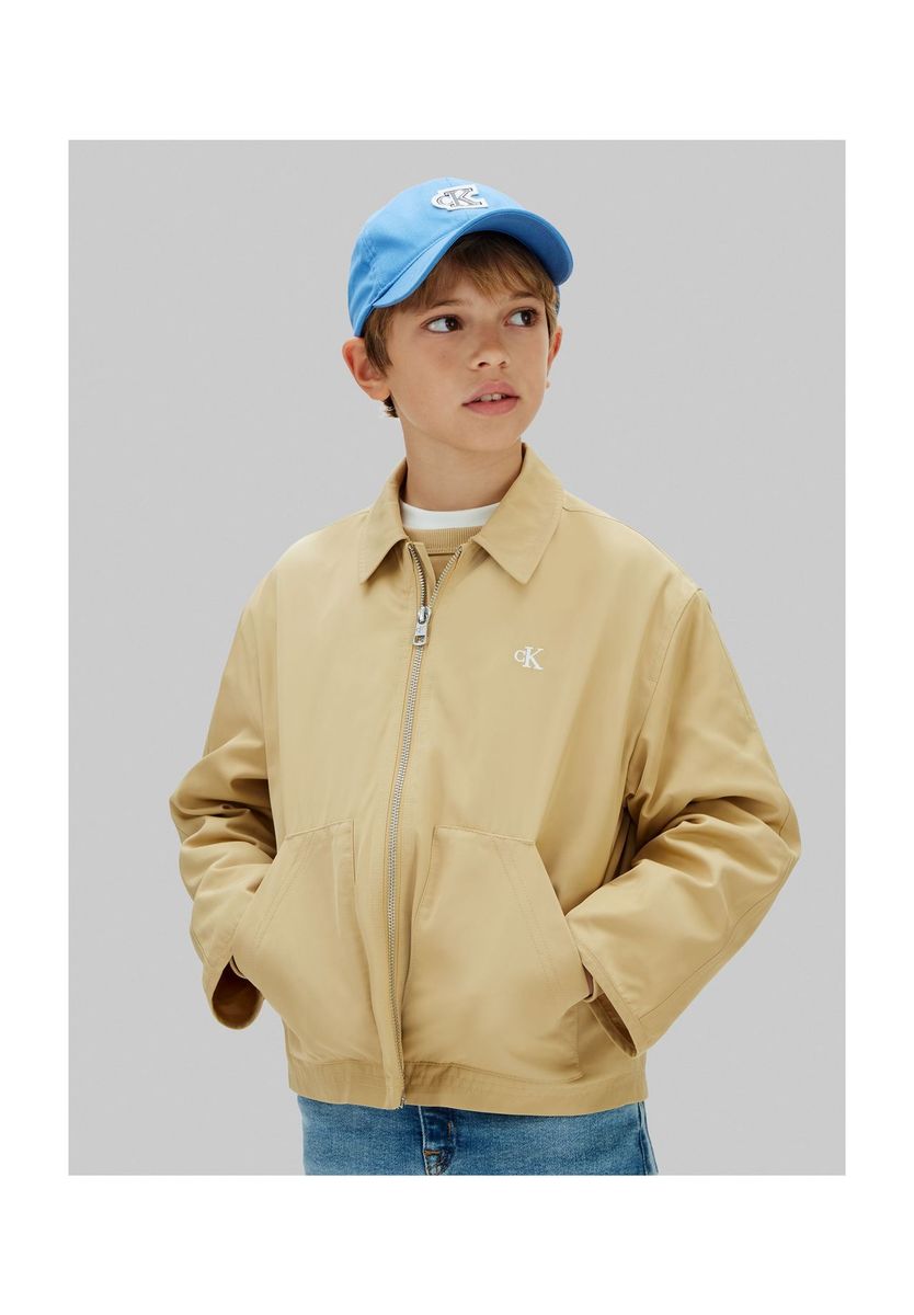 Klassische Leichte Blousonjacke mit Reißverschluss