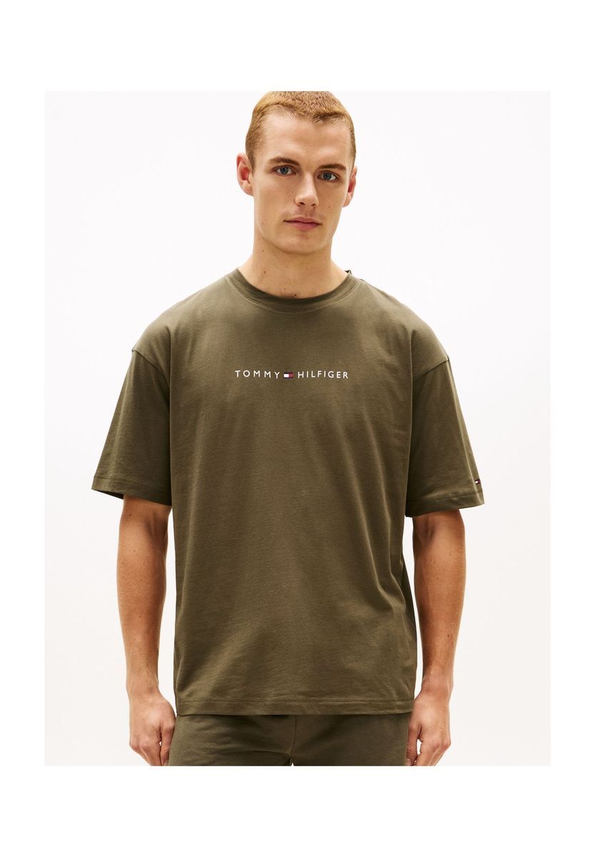 Klassisches Logo-besticktes Baumwoll-T-Shirt