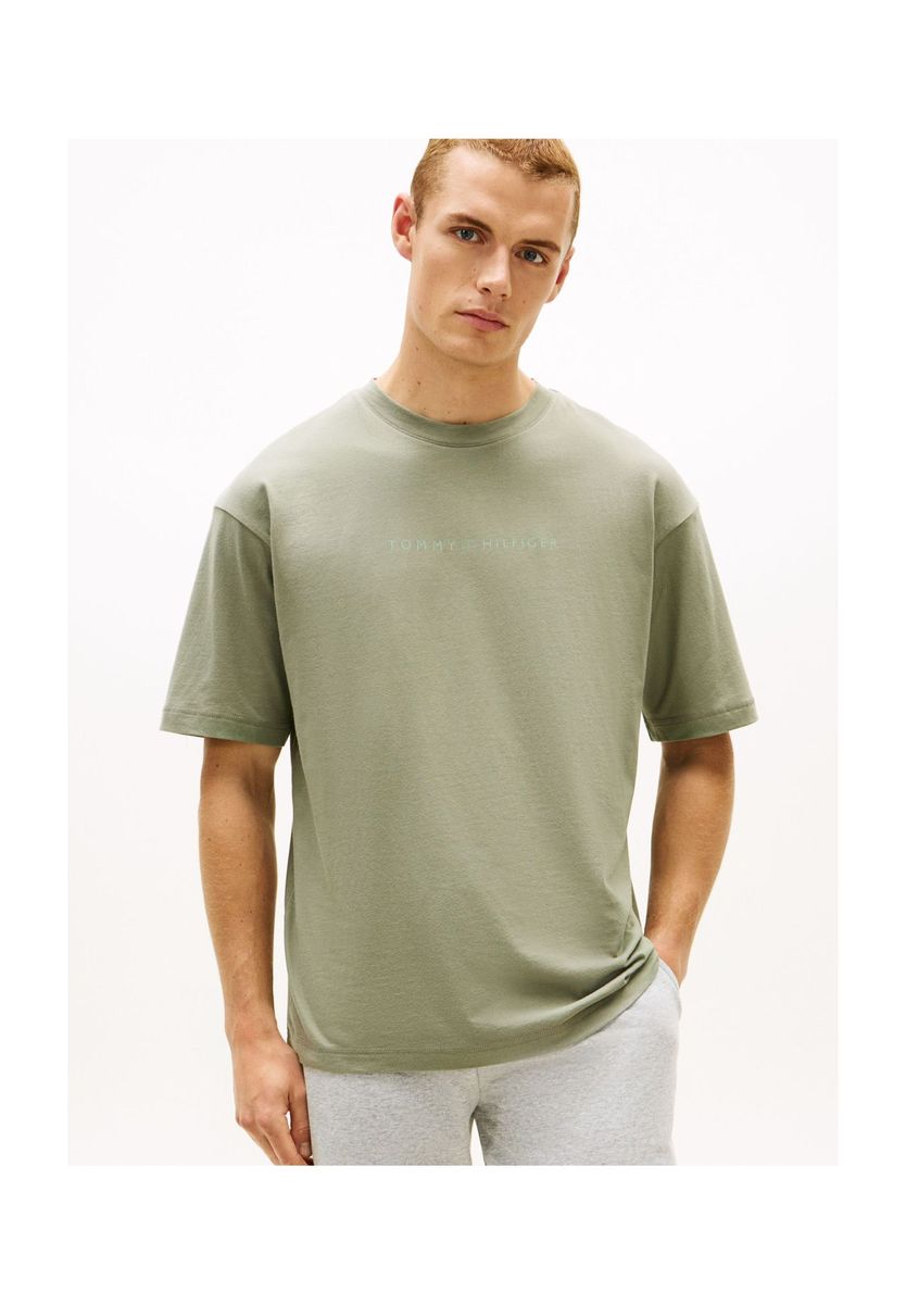 Klassisches Rundhals Logo T-Shirt