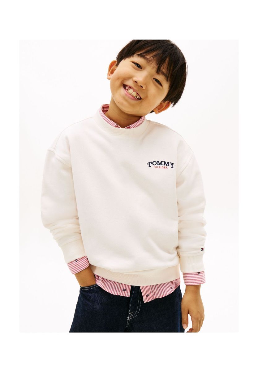 Klassisches Rundhals-Sweatshirt mit Logo