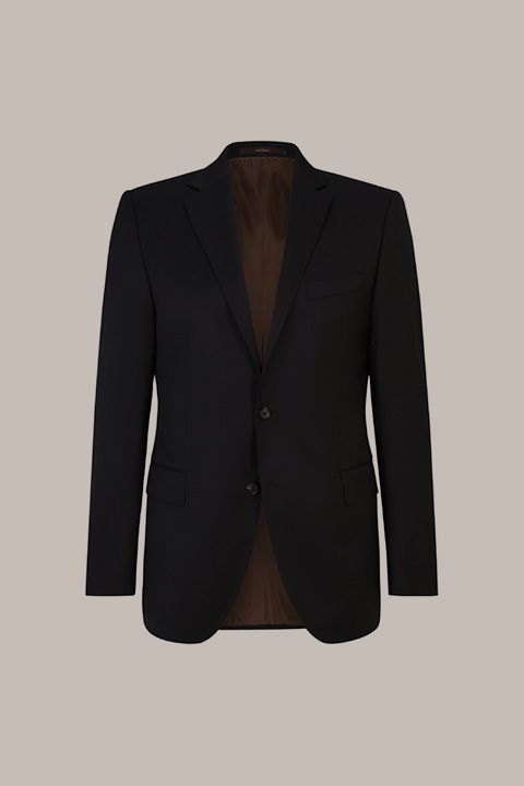 Windsor Sera Schwarzes Uni Wollsakko Slim Fit