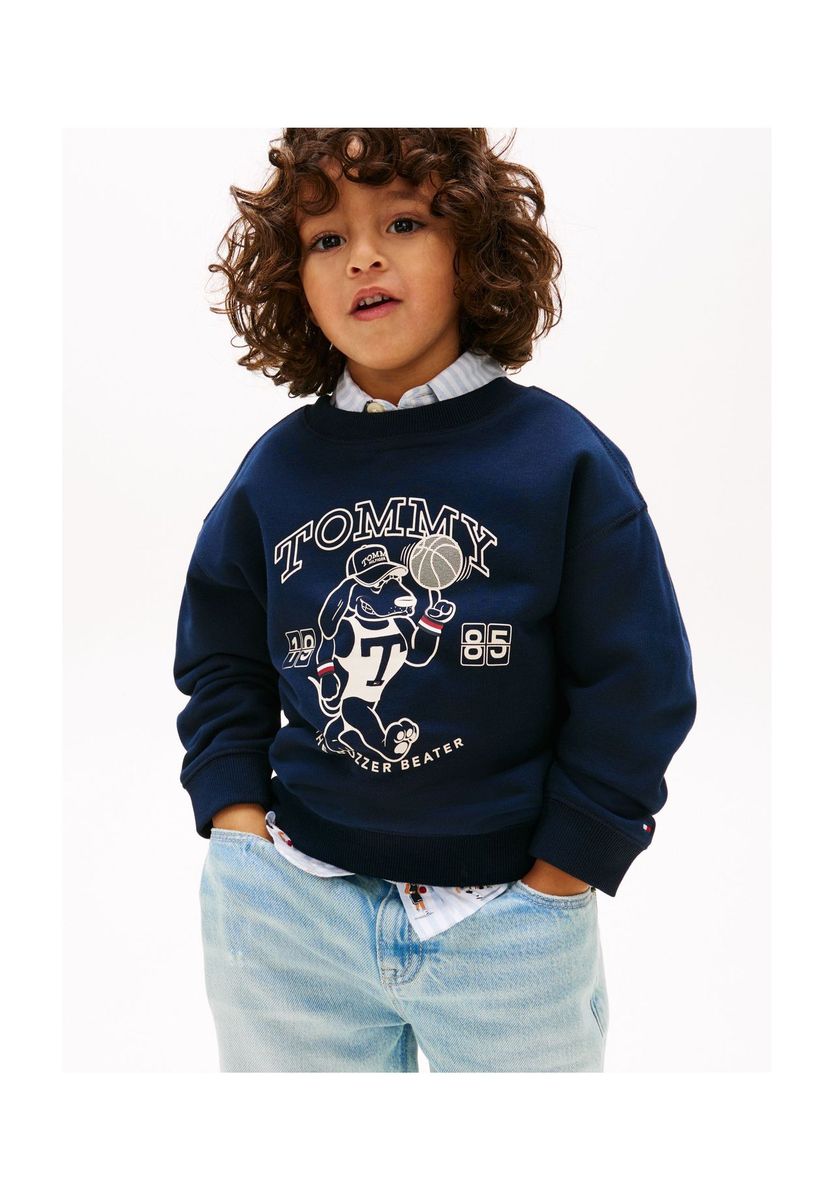 Kinder Pullover Sweatshirt mit Grafikprint