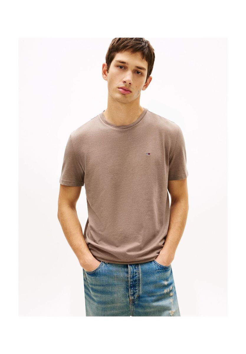 Lässiges T-Shirt mit Rundhalsausschnitt