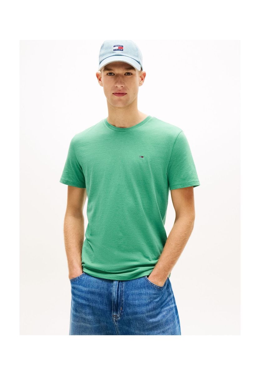 Basic Slim Fit Rundhals T-Shirt