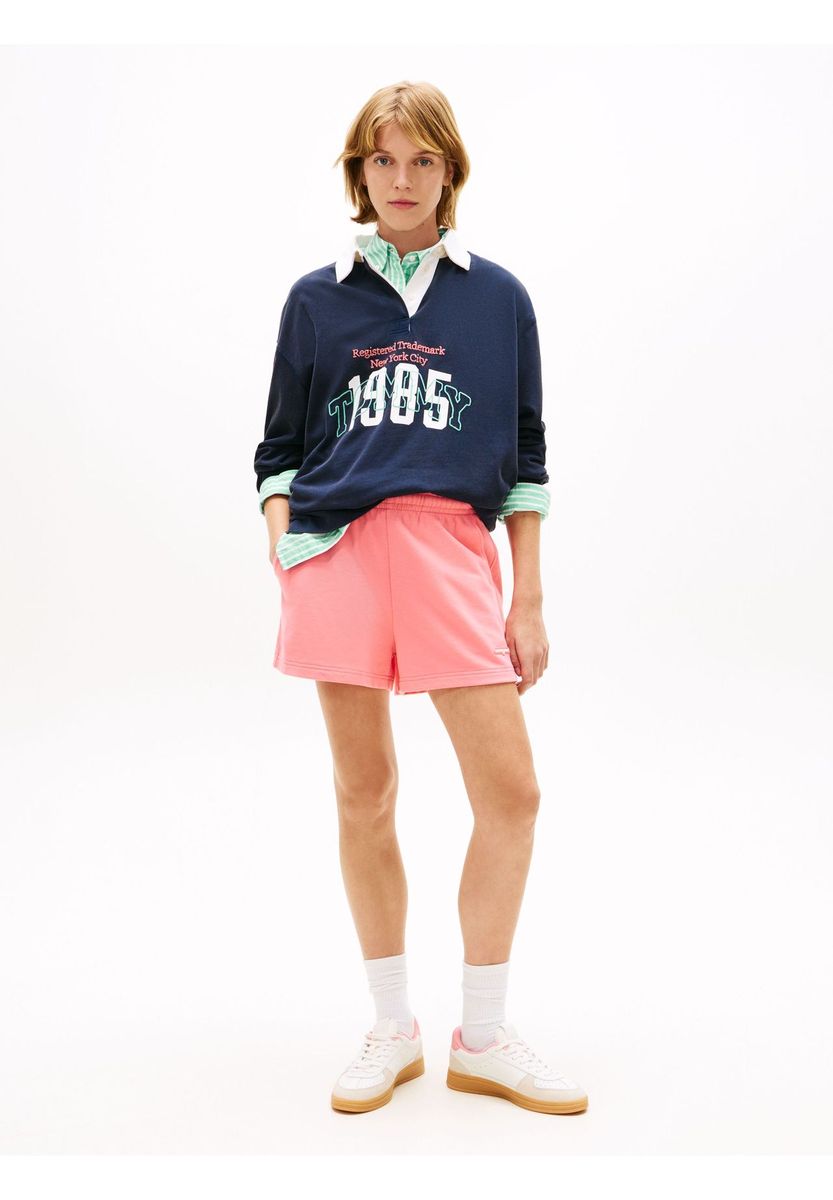 Lässige Baumwoll-Frottee-Shorts