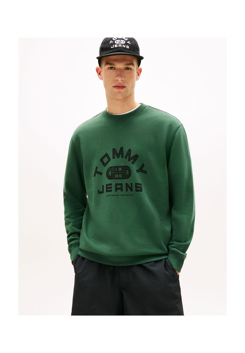 Lässiges Baumwoll-Sweatshirt mit Logo