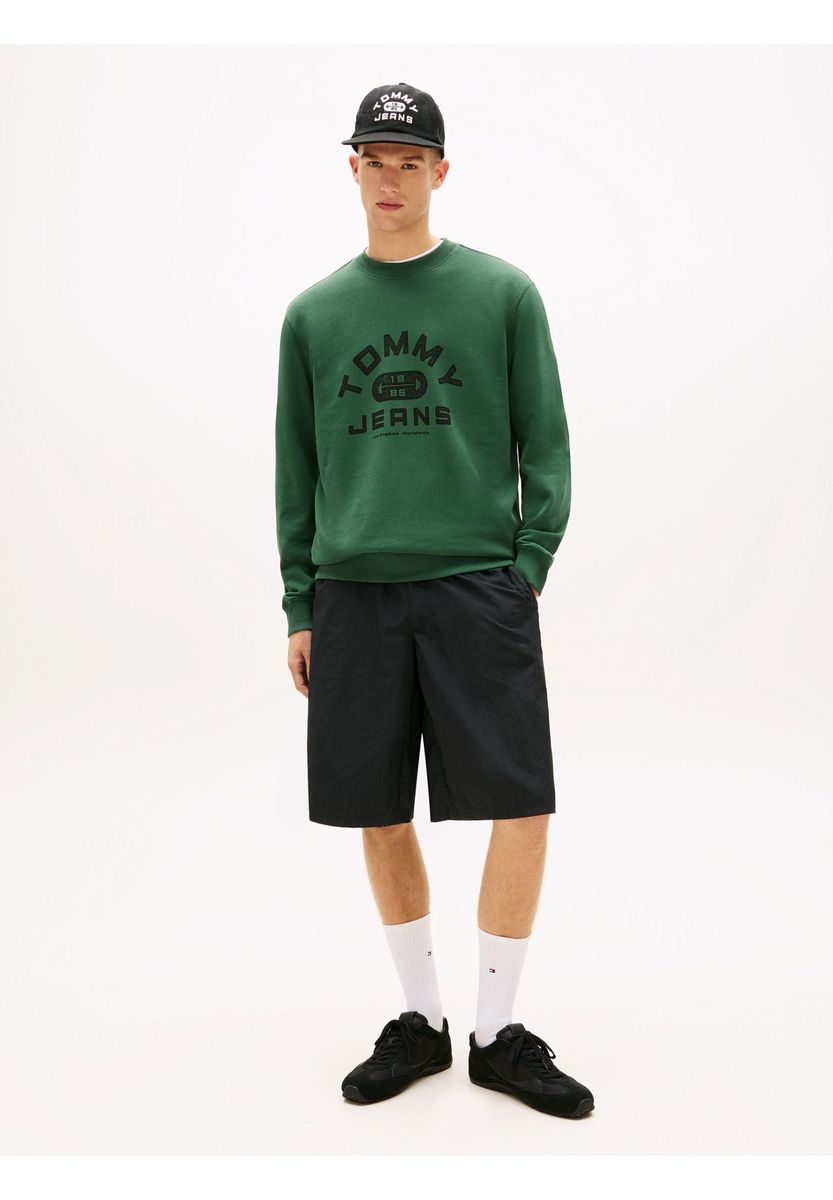 Lässiges Baumwoll-Sweatshirt mit Logo