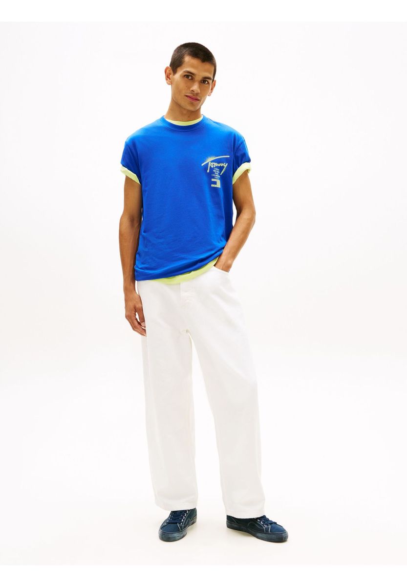 Tommy Jeans Baumwoll T-Shirt mit Grafik