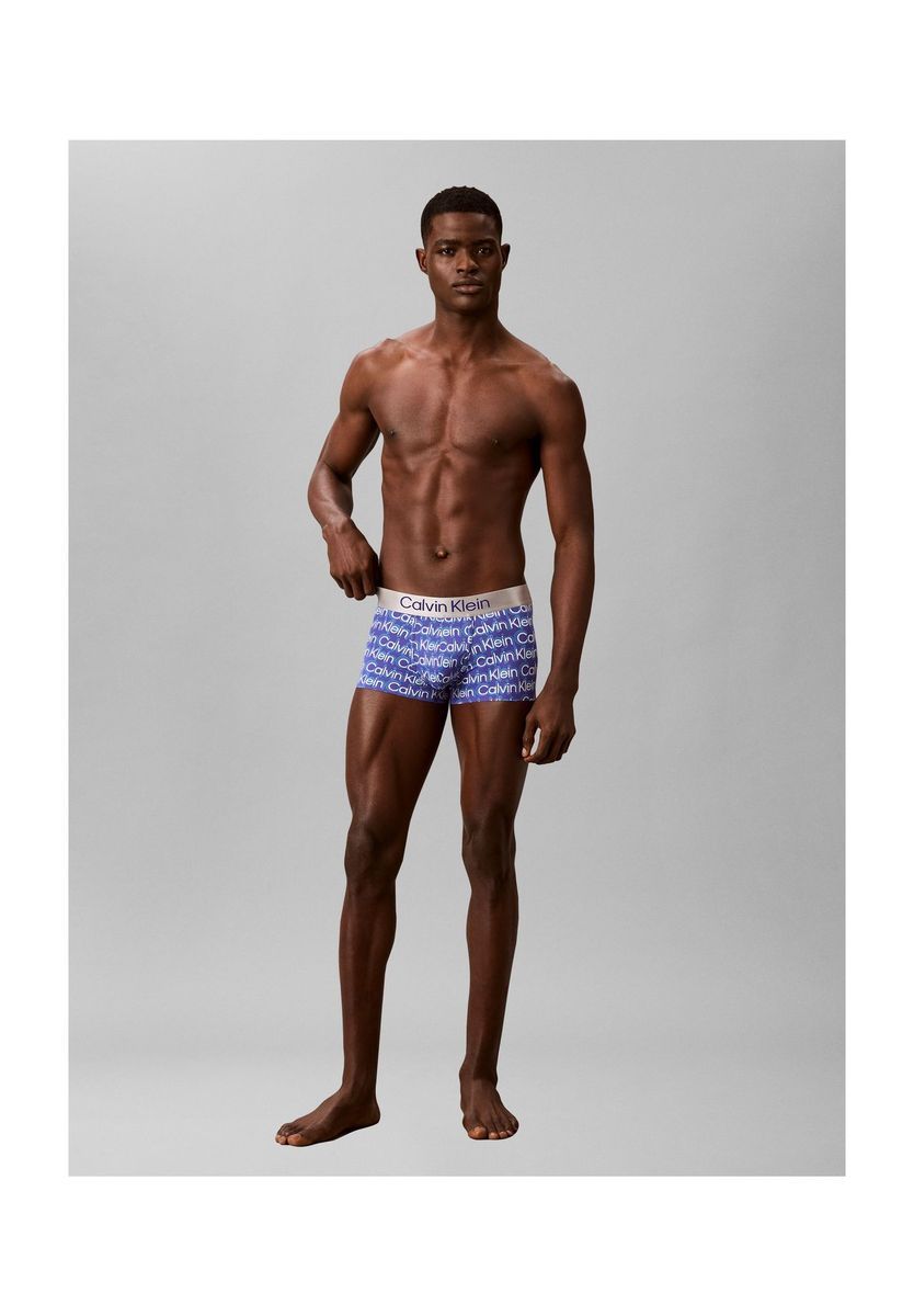 Logo-Print Stretch Mikrofaser Trunk Unterwäsche