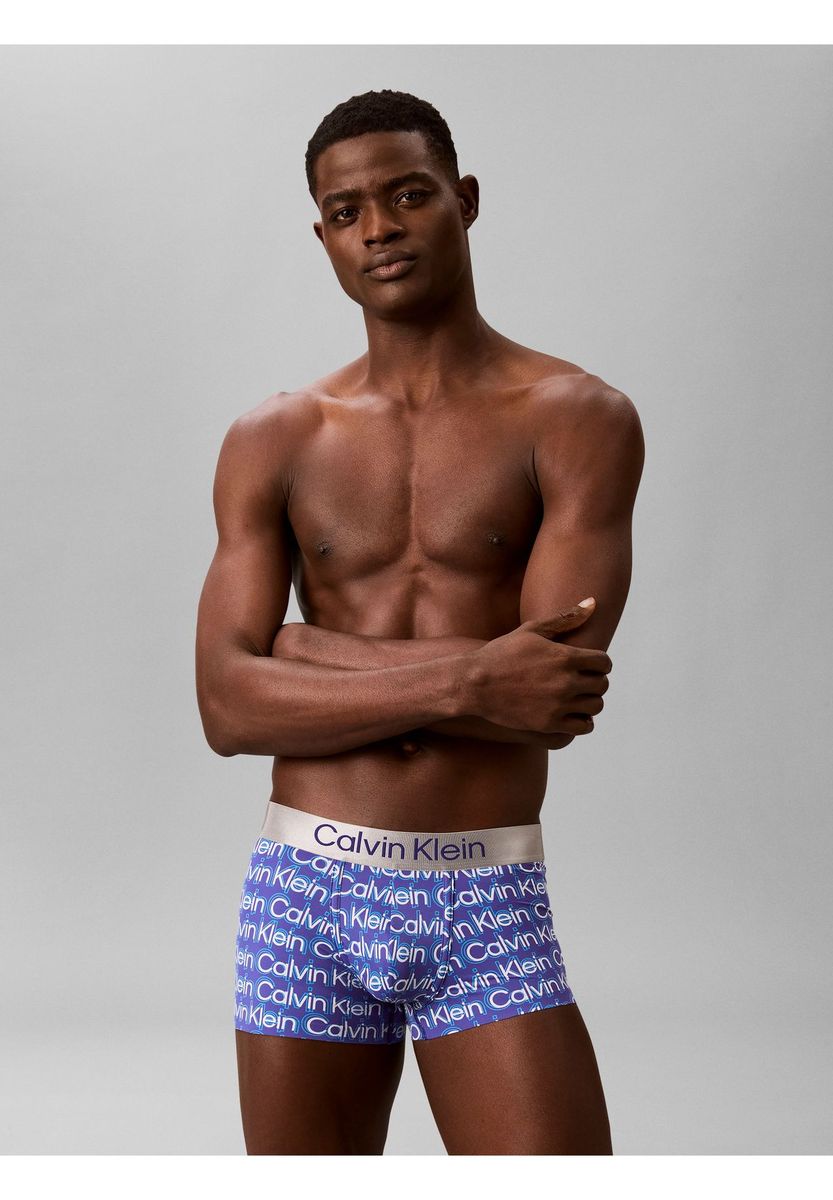 Logo-Print Stretch Mikrofaser Trunk Unterwäsche