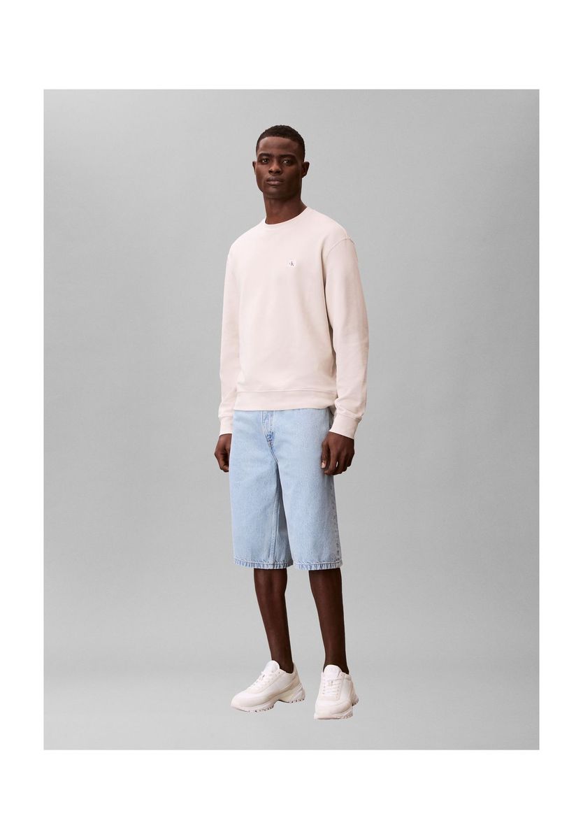 Lässiges Baumwoll-Sweatshirt mit Rundhalsausschnitt