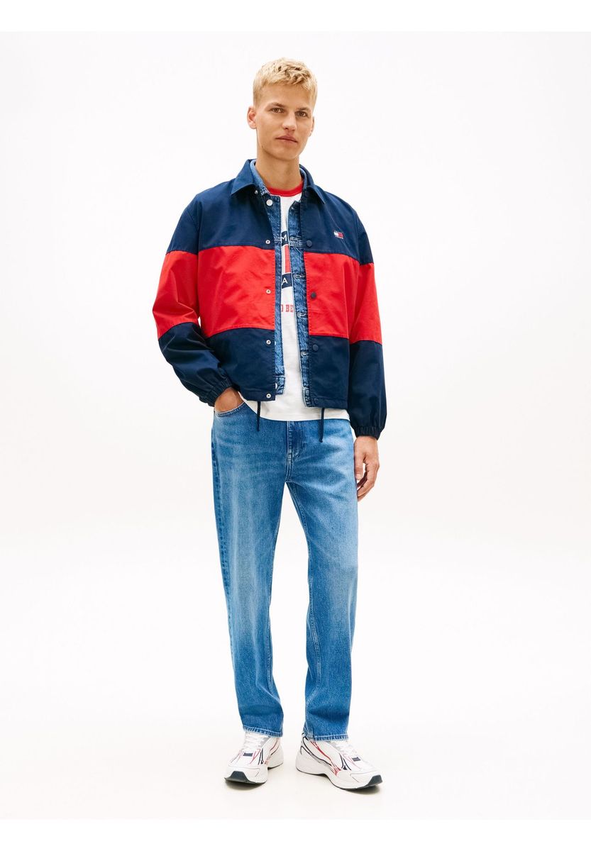 Jeans mit geradem Bein und entspannter Passform