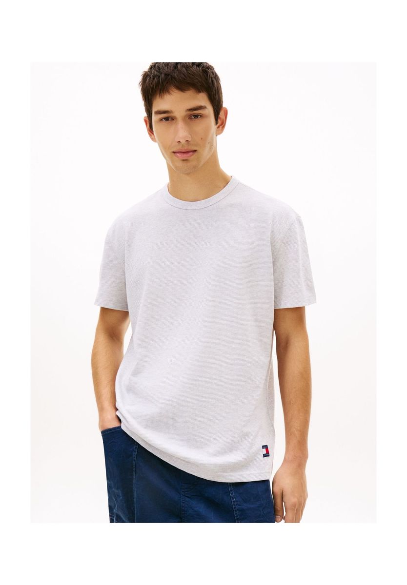 Rundhals Baumwollmix T-Shirt