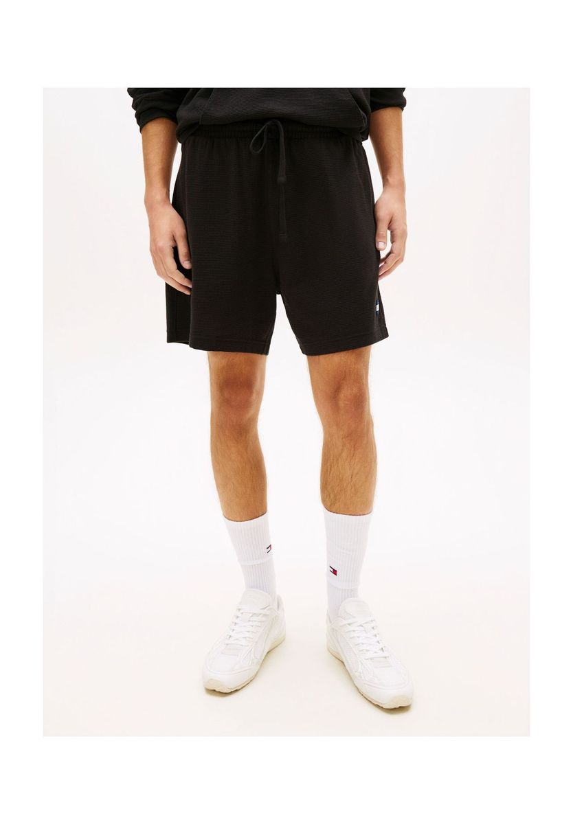 Herren Lounge-Shorts mit Waffelstrick