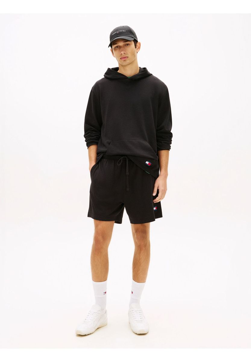 Herren Lounge-Shorts mit Waffelstrick