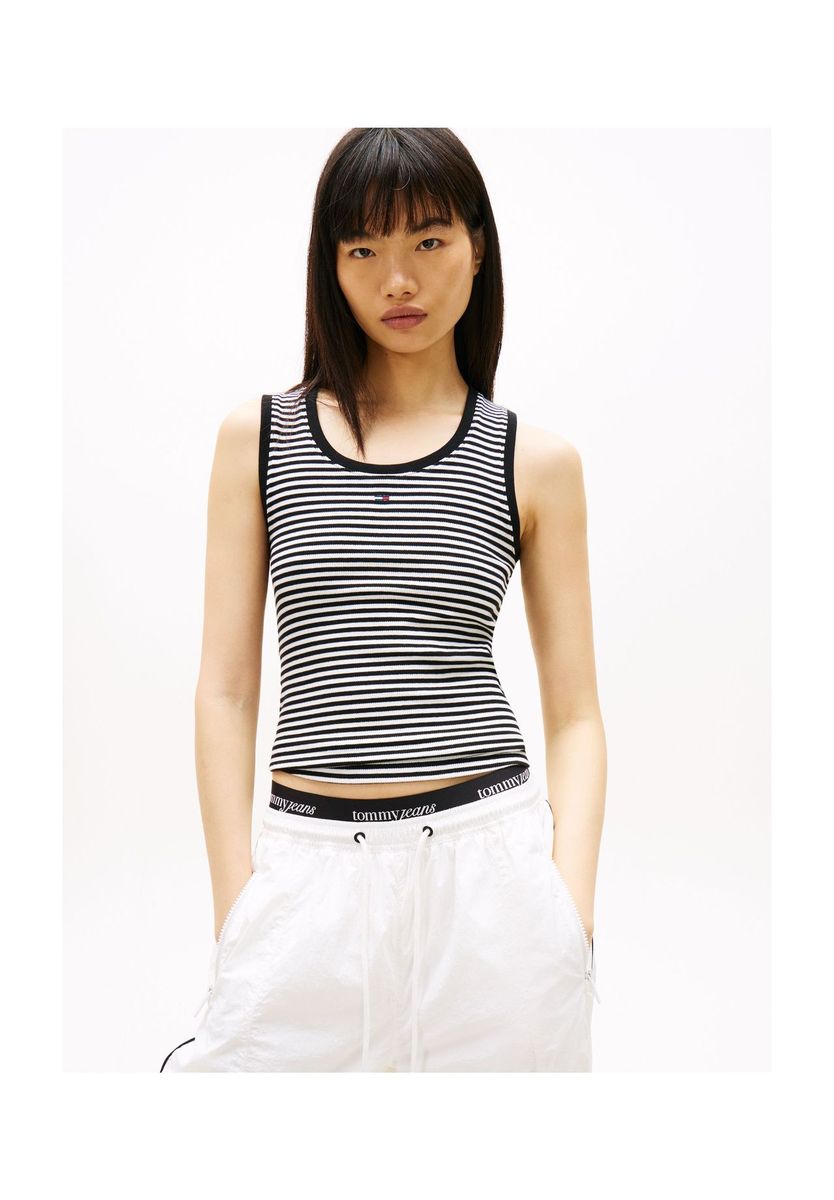 8397 Top, Rundhals, für Damen, schwarz, XS