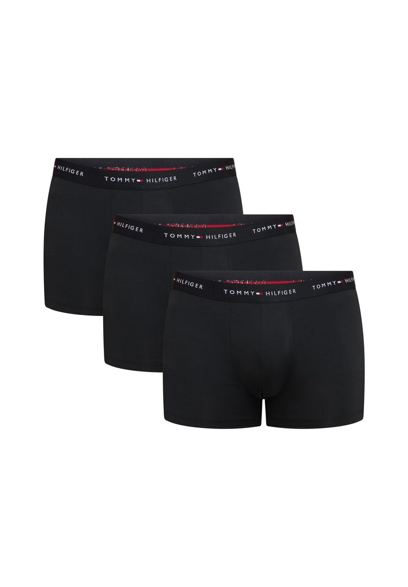 Herren Unterwäsche-Boxershorts, Dreierpack, Schwarz