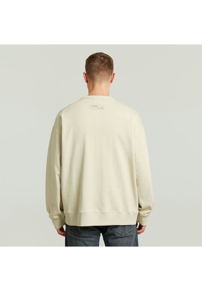 Sweatshirt aus Baumwollmischung mit entspannter Passform