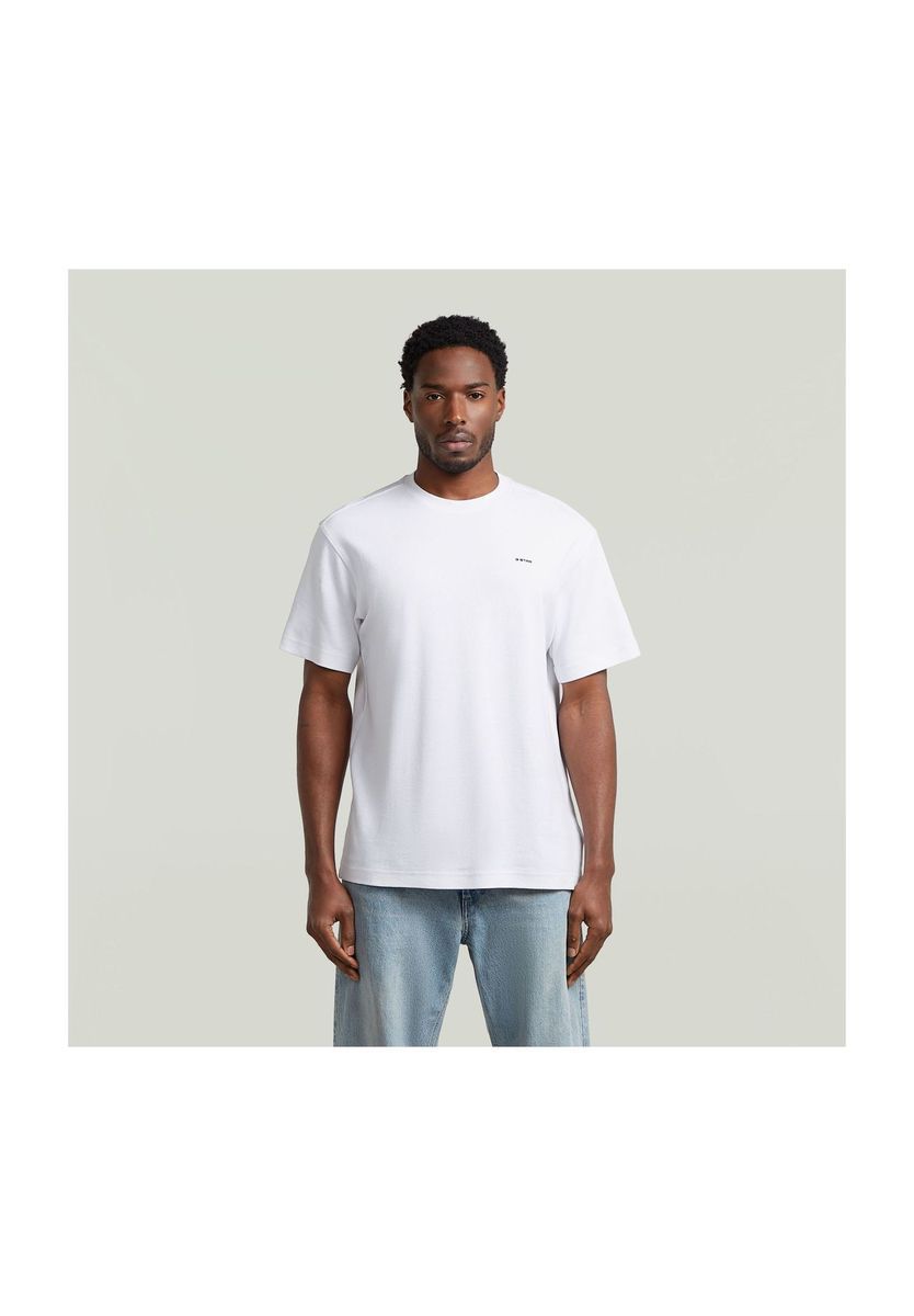 Klassisches T-Shirt aus Baumwolle mit entspannter Passform