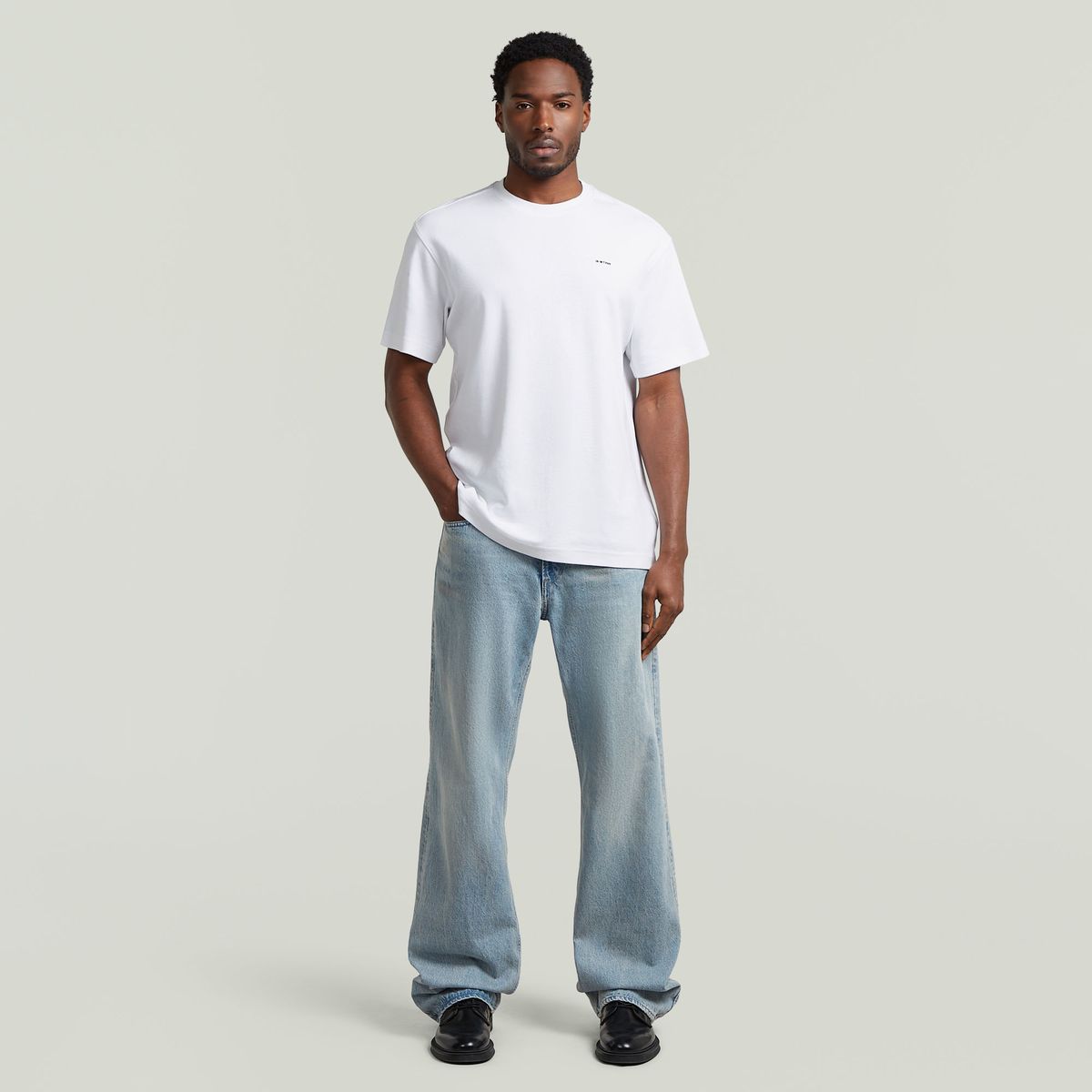 Klassisches T-Shirt aus Baumwolle mit entspannter Passform
