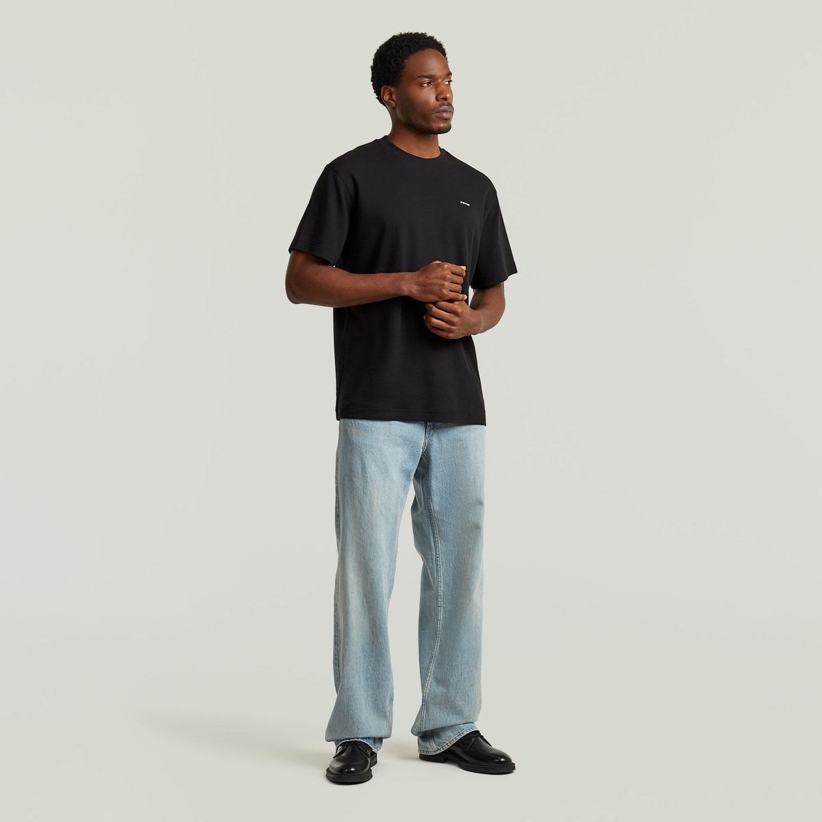 Essentielles Baumwoll-T-Shirt mit entspannter Passform