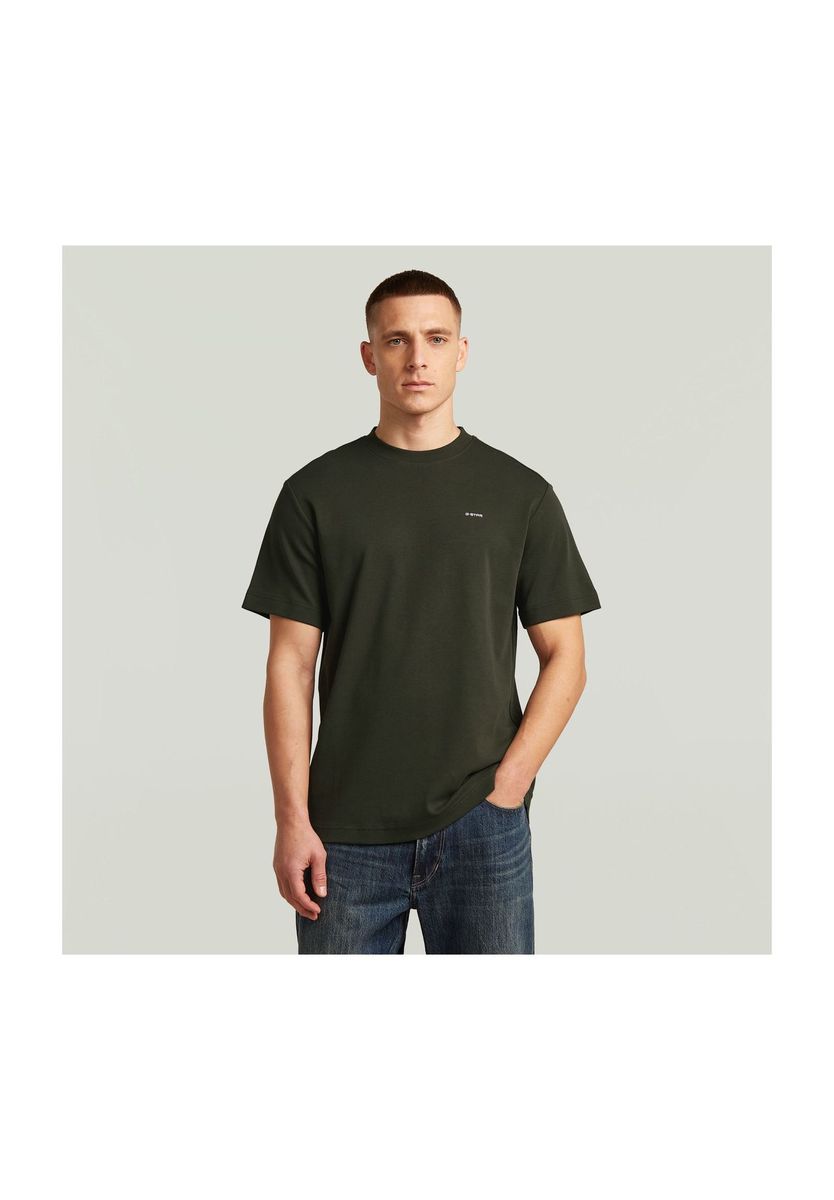 Klassisches Baumwoll-T-Shirt mit Rundhalsausschnitt