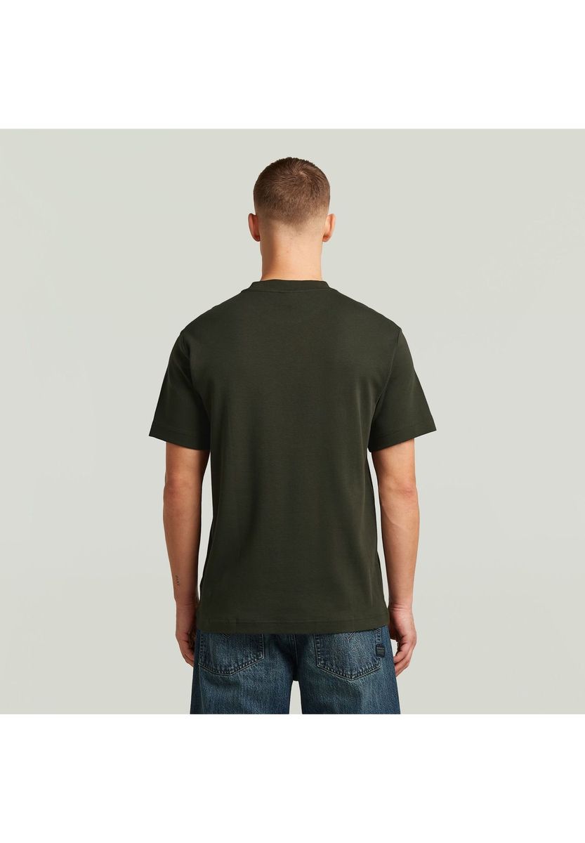 Klassisches Baumwoll-T-Shirt mit Rundhalsausschnitt