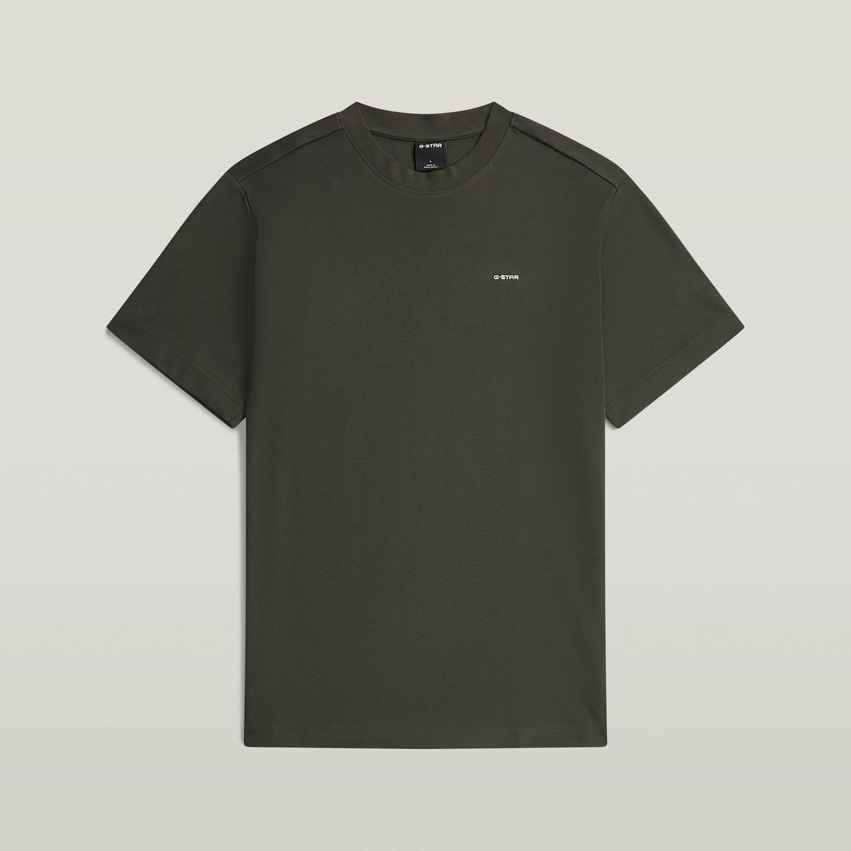 Klassisches Baumwoll-T-Shirt mit Rundhalsausschnitt