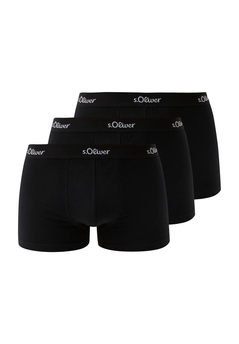 Herren Baumwoll-Stretch-Boxershorts im 3er-Pack