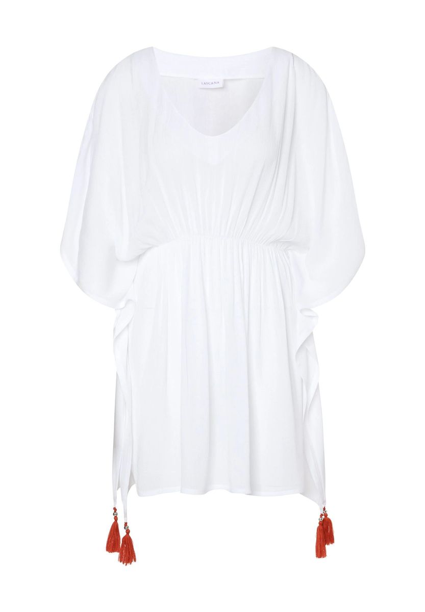 Sommer Tunika Cover-Up mit Quasten