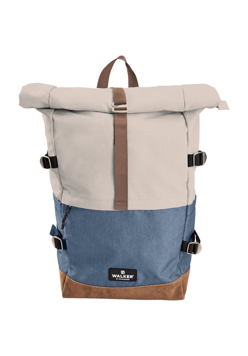 Lässiger Roll Top Rucksack mit Laptopfach